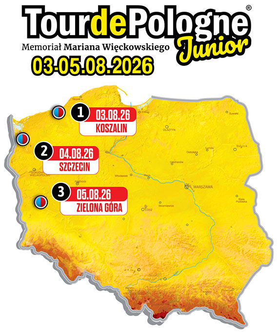 Tour de Pologne Junior - tu zaczynają młode talenty