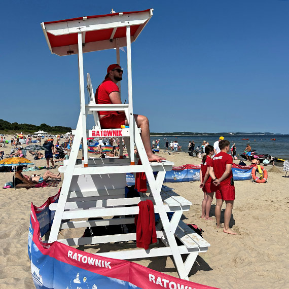 Bezpieczne lato w Świnoujściu. Ratownicy rozpoczną dyżury na plaży