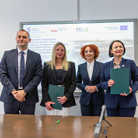 Blisko 8,7 mln zł unijnego wsparcia dla PEC. Podpisano umowę na modernizację sieci ciepłowniczej w Świnoujściu. Zobacz film! [4]