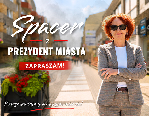 Spacer z prezydent Joanną Agatowską. Porozmawiajmy o mieście bez urzędowych biurek