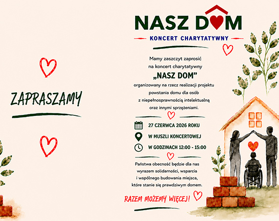 Koncert charytatywny pt. „Nasz Dom” w Świnoujściu. Wspólne wsparcie dla wyjątkowego projektu