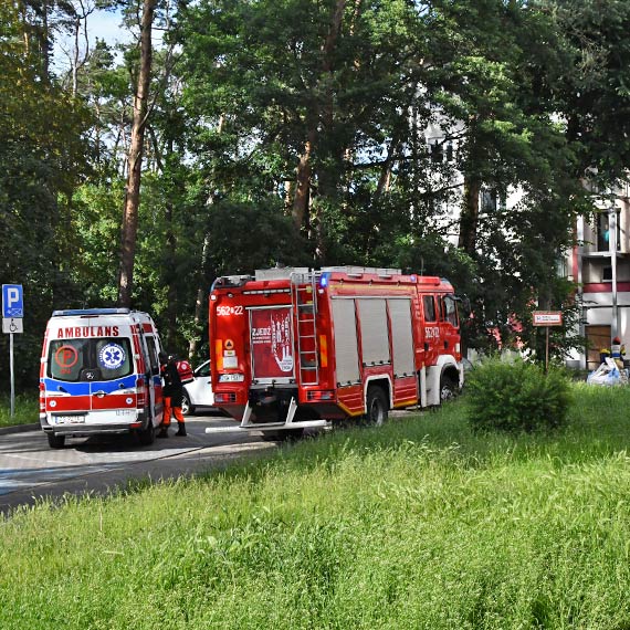 Czujka dymu uratowała sytuację. Strażacy interweniowali przy ulicy Krzywej