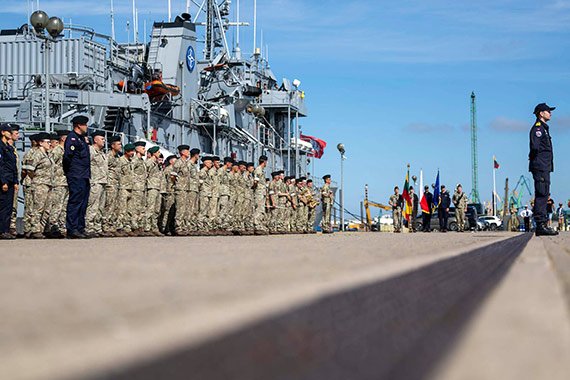 Polacy przekazali dowodzenie Stałym Zespołem Sił Obrony Przeciwminowej NATO Grupa 1