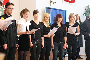 Spotkanie uczniów LO z