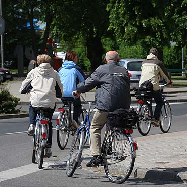 Brakuje cieek rowerowych w centrum